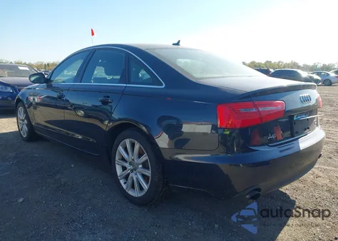 2013 Audi A6 3.0T Premium z USA, uszkodzony, nr VIN WAUGGAFC2DN005417